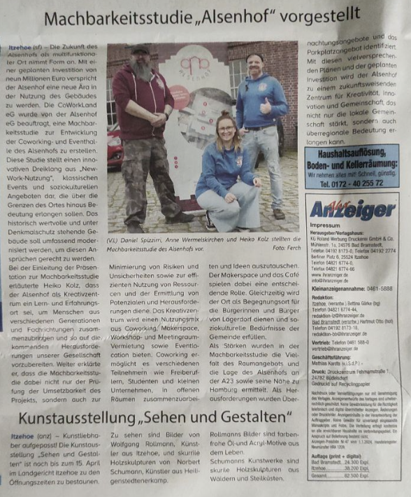 Zeitungsartikel, Ihr Anzeiger Lokale Presse aus Itzehoe